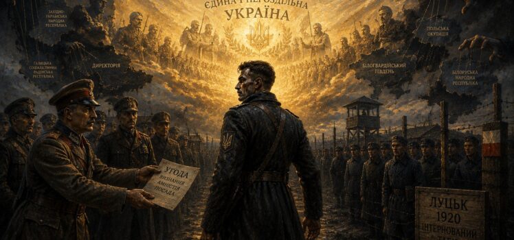 Володимир Ліпкан, Євген Коновалець, епос Духова Суверенність Стратіарха, ілюстрація до Розділу четвертого Глава 4 Частина 1.