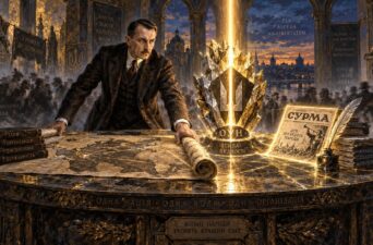 Володимир Ліпкан, Євген Коновалець, епос Духова Суверенність Стратіарха, ілюстрація до Розділу п'ятого Глава 2 Частина 1 Інфраструктура волі ОУН.