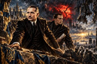 Володимир Ліпкан, Євген Коновалець, епос Духова Суверенність Стратіарха, ілюстрація до Розділу п'ятого Глава 2 Частина 3 Історичний простір глухонімих Голодомор.