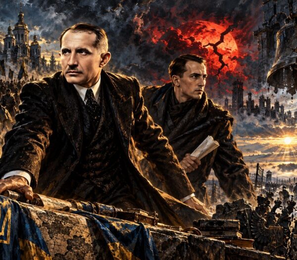 Володимир Ліпкан, Євген Коновалець, епос Духова Суверенність Стратіарха, ілюстрація до Розділу п'ятого Глава 2 Частина 3 Історичний простір глухонімих Голодомор.