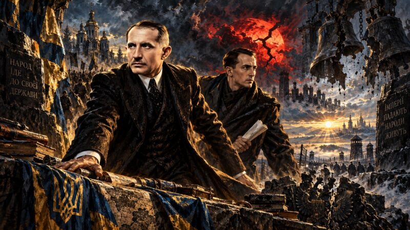 Володимир Ліпкан, Євген Коновалець, епос Духова Суверенність Стратіарха, ілюстрація до Розділу п'ятого Глава 2 Частина 3 Історичний простір глухонімих Голодомор.